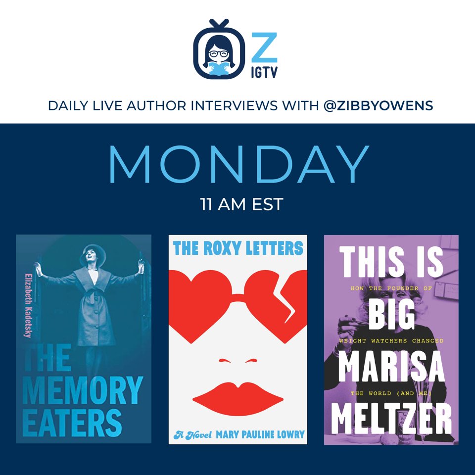 ekadetsky's tweet photo. This exciting online event is happening TOMORROW at 11am EST! Tune in! @zibbyowens #MomsDontHaveTimeToReadBooks #TheMemoryEaters @umasspress @MarisaMeltzer @MaryPLowry https://t.co/PpHDSQD0x0