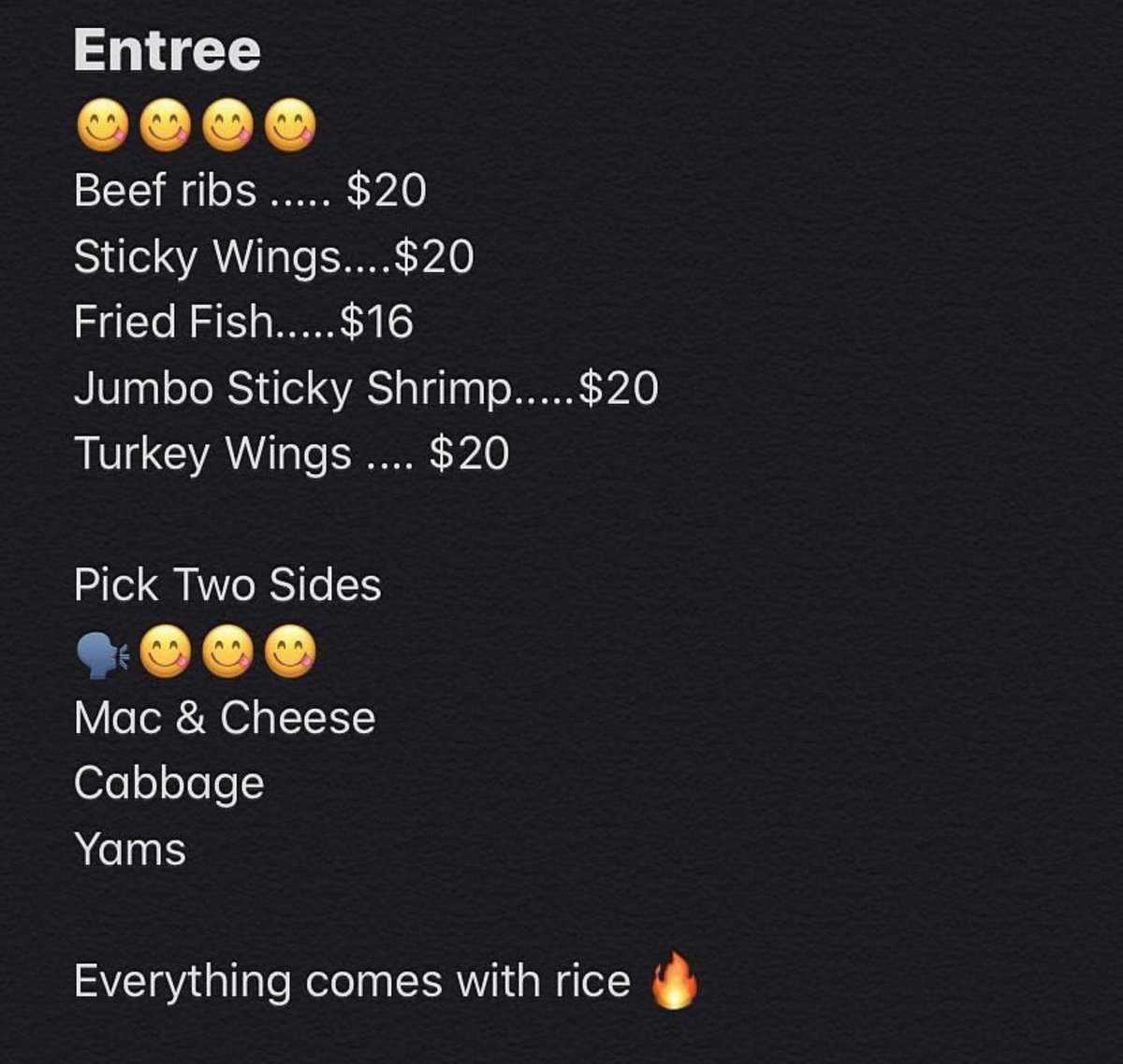 pixieemeals's tweet image. Our menu for today🧚🏾‍♂️🍴Come eat!!
(Text your order to 551-272-6031)
#pixie4eva #foodietweet  #letseat #goodeatsreloaded