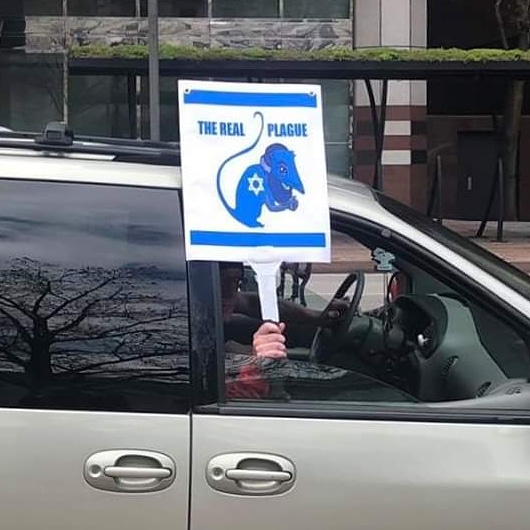 BalagonDeklin's tweet photo. Stupid #antisemitic, #lockdownresisting, #TrumpSupporting #Ohioan fucktards attended yesterday's #COVIDIOT #rally in #Columbus. I don't care if they get it if they going to be this aggressively cavalier about the safety precautions. https://t.co/iFn3zMKRWN
