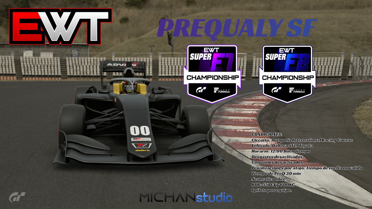 Campeonato de SuperFormula!!!

Tenemos ya disponible el Reglamento en el Discord publicado y en la web. 

Inscripción ya disponible hasta el 10 de mayo.

eracingworldtour.org