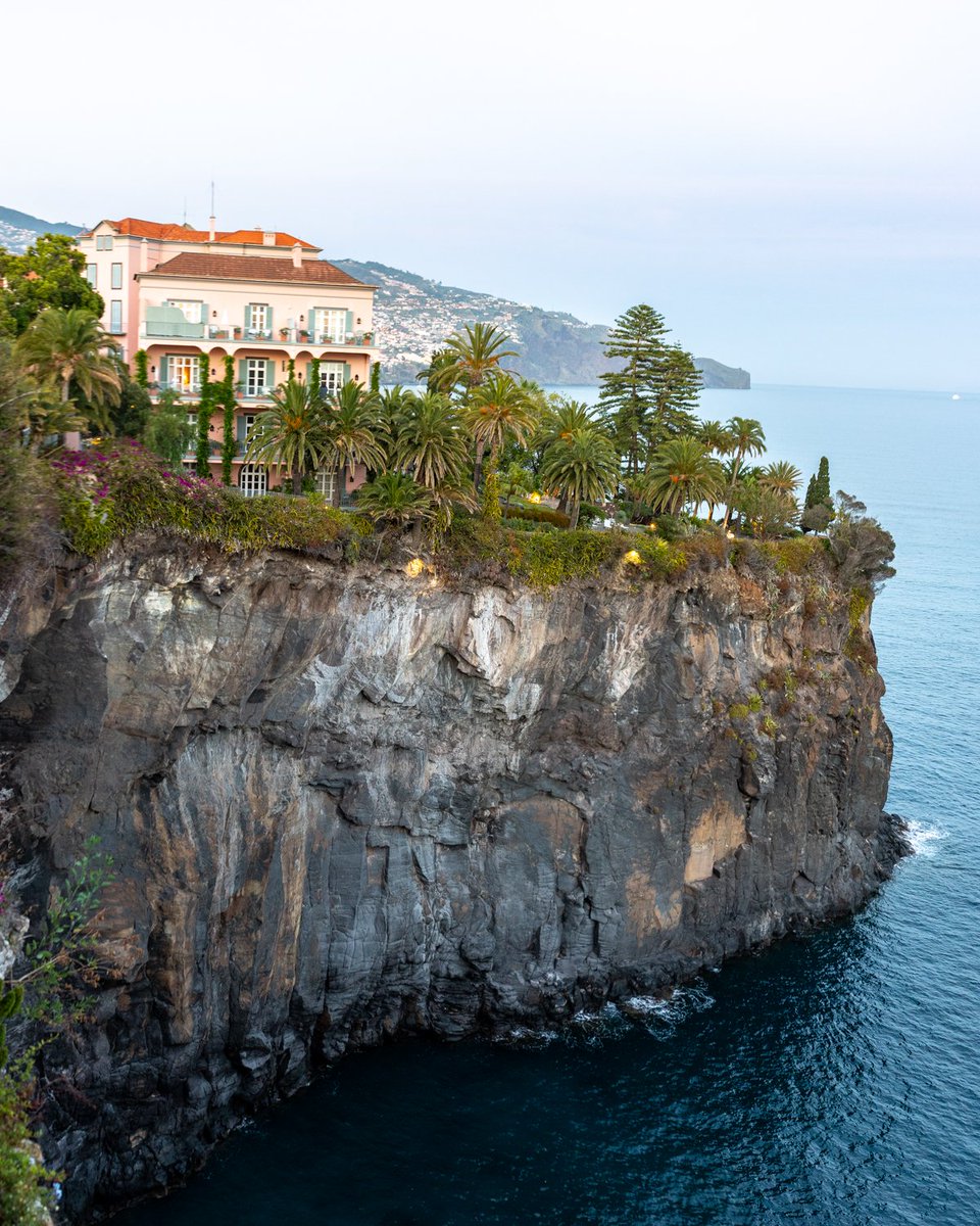 here's one of mine: belmond reid's palace, a hotel constructed in the 1920s on madeira, an island hours off the coast of portugal