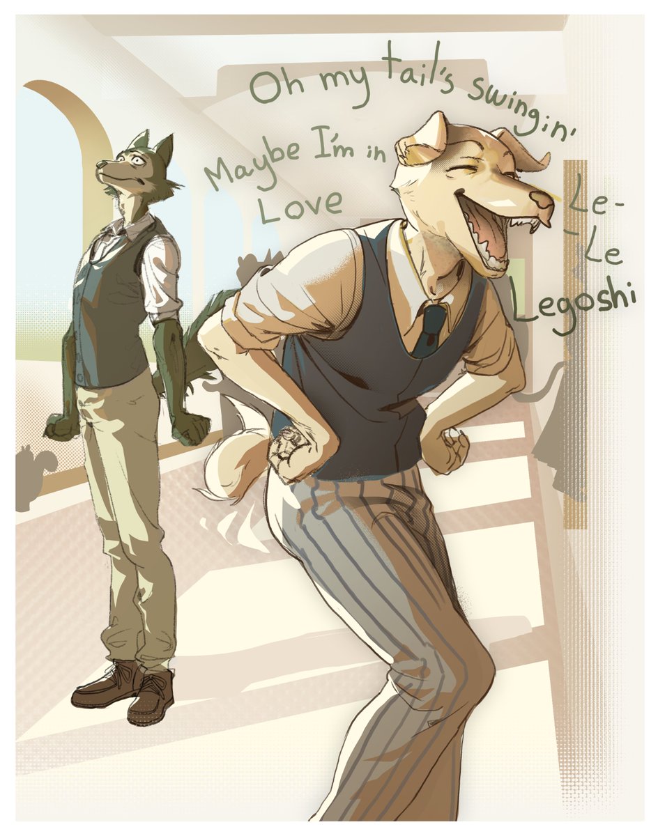 Takomakisan's tweet photo. Le-Le-Legoshi (man, Jack's just too much)

#BEASTARS #fanart #beastarsfanart #beastarsnetflix #legoshi #Legosi  #jack https://t.co/cOf2Gs0H7X