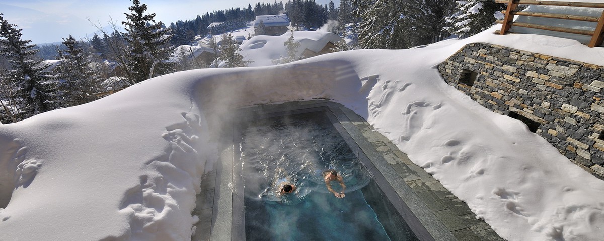 i also think a lot about le crans in switzerland where the whole point is to take to thermal baths in the middle of the mountains