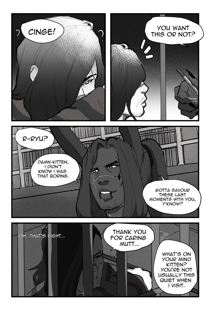 songsnekoart's tweet photo. Part 2

#songstressneko #clipstudiopaint #comic #mangaart #manga #originalcharacter #oc #angst #bjbb #bunny #ryu #cinyuu #prison https://t.co/GEuGQ3THks