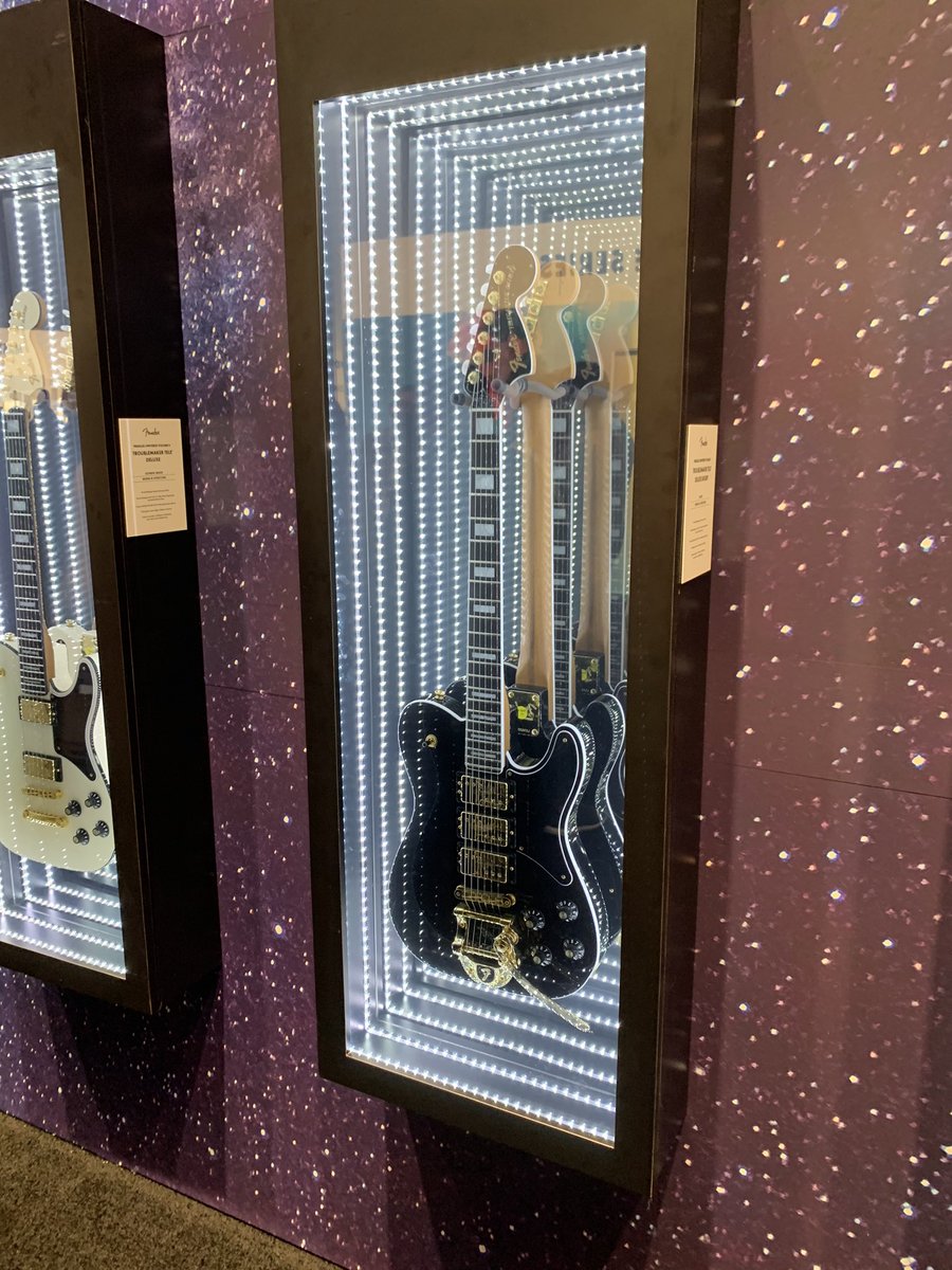 PSmithMusic's tweet image. Fender had some cool guitars on display at NAMM this year 🔥