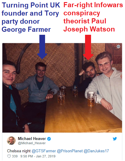 cockneycampaign's tweet photo. @Pinkerite1 @ciabaudo @Tentoads4truth @MsMariaT Unsafe Space Tour funded by Koch? Where O'Neill posed with a gun to boost Trump.
Of course AltRight educationalist (see also Bannon, Gove &amp; Cummings) Young &amp; many of Spiked have since been involved in the #BrexitParty (#WorldforBrexit US) and Turning Point TPUSA/TPUK. #BrexiTrump https://t.co/g1QyOlzUFr