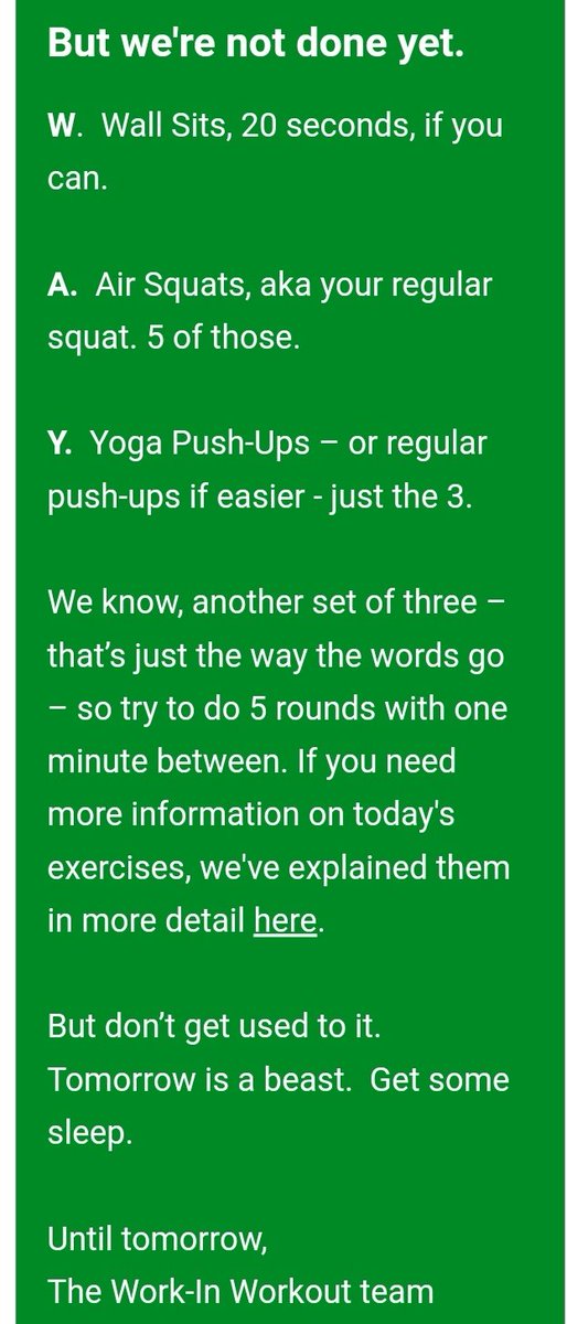 MarieMcglinchey's tweet photo. #Day4HumpDay @macmillancancer #WorkinWorkout omg 20secs of wall sits what a killer... so glad there were only 3 exercises today #knackered #tryingtokeepfit #whatdoesntkillyoumakesyoustronger #lockdownworkout #10minsoutofyourday #getthatbloodpumping πͺπͺπͺ https://t.co/QgX9xyMfC7