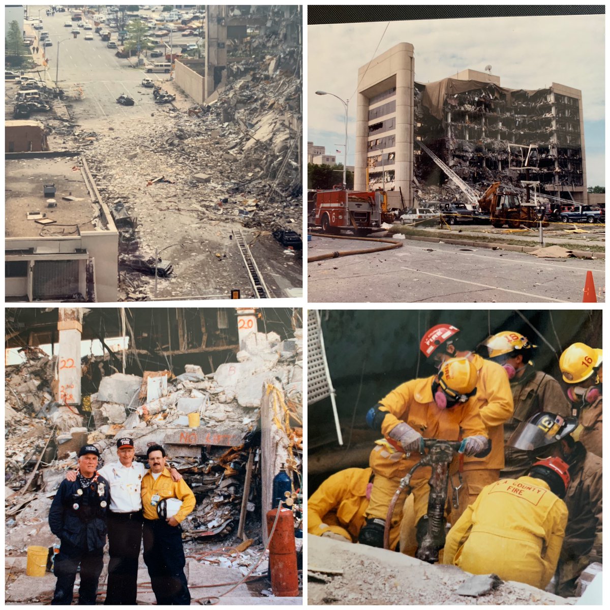 25 Years ago today, April 19,1995 - Today we remember and honor those lost; those who’s lives were changed forever; those who responded and those who supported! #OklahomaCityBombing #OneTeamOneFight #NeverForget #FightHate