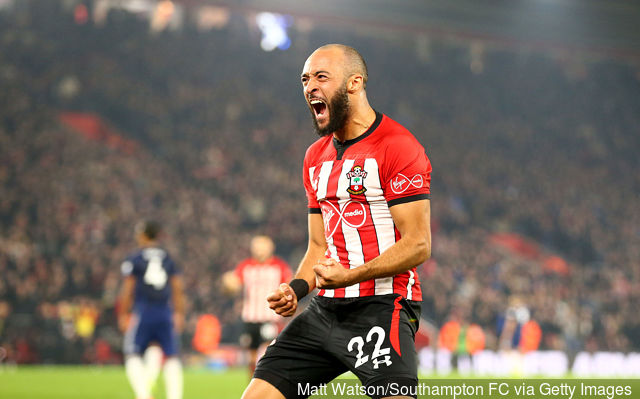 Southampton 2-1 Leicester CitySouthampton made it 4 wins from 4 & took a huge step towards European football with a win over 8th placed Leicester City.Silvan Widmer gave the Foxes a first half lead before Mario Lemina & Nathan Redmond struck late for the hosts. #FM20  #FM2020