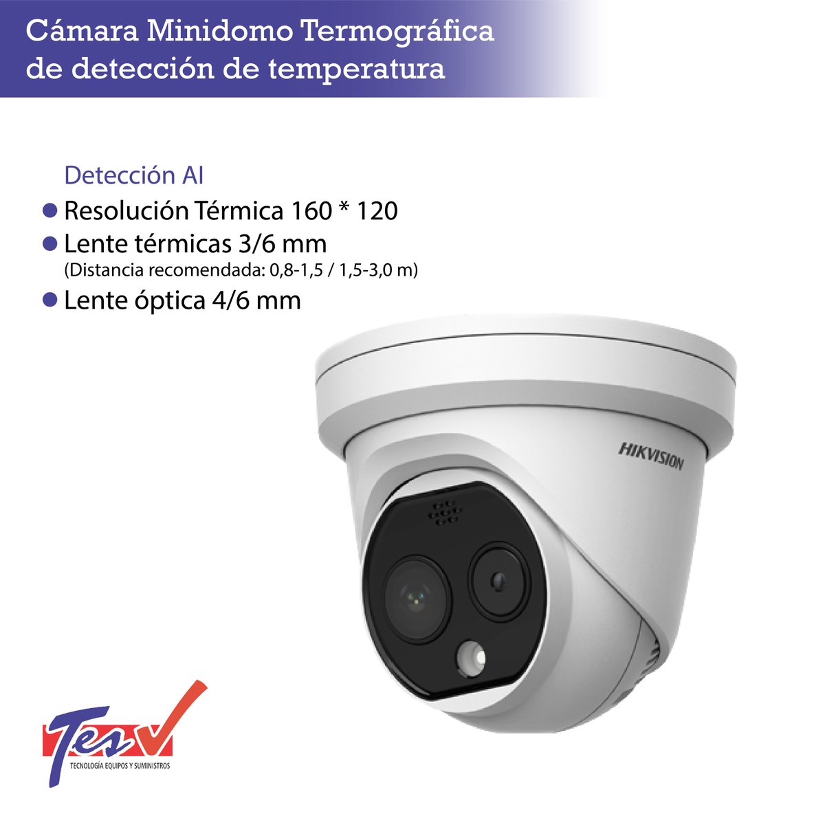 tesltda's tweet photo. 𝗦𝗼𝗹𝘂𝗰𝗶𝗼́𝗻 𝗱𝗲 𝗱𝗲𝘁𝗲𝗰𝗰𝗶𝗼́𝗻 𝗱𝗲 𝗳𝗶𝗲𝗯𝗿𝗲:
Permite la rápida detección de temperatura en las personas, convirtiéndose en una eficaz herramienta de prevención.
•Contáctanos https://t.co/r9DJsFntfK móvil
Web: https://t.co/2uvphy64jU
#termografica #COVID19 https://t.co/XIU1dMHvPE