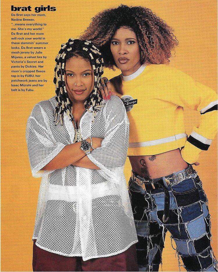 “Da Brat and her mom looked so good here. 