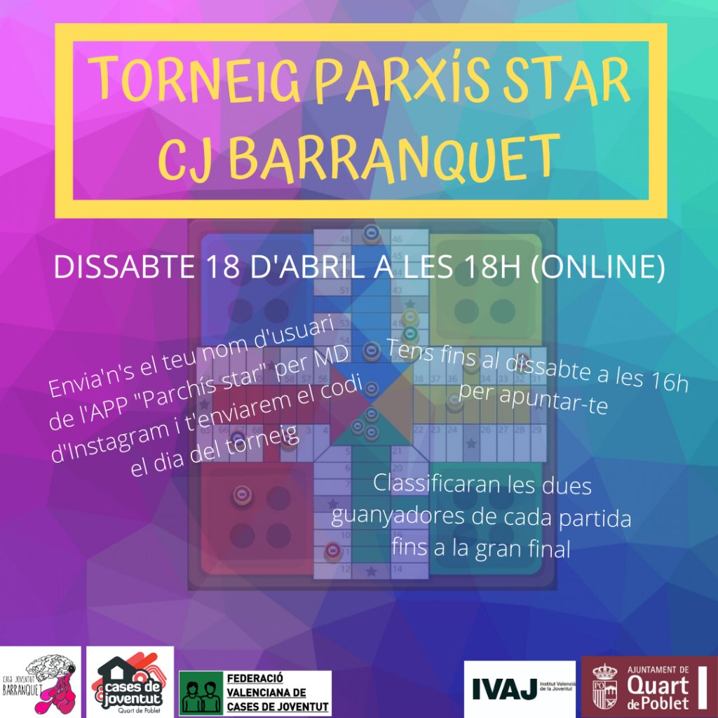 CJBarranquet's tweet photo. Torneig de parxís! https://t.co/rb0aSXyvEb https://t.co/1LtH5lDkye
