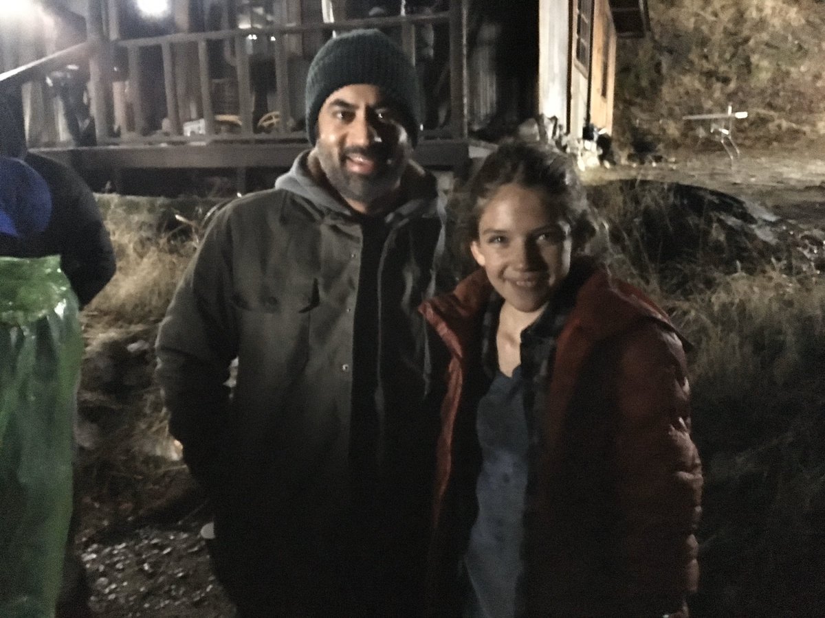 CarissaBazler's tweet image. So awesome to have shared scenes with the brilliant and witty @kalpenn! He’s just as cool a person in real life as his character is in #TheGirlintheWoods. There’s nobody I’d rather fight monsters with! 🪓 #crypttv #cryptfamily #cryptmonsters #cryptmonsteruniverse @CryptTV