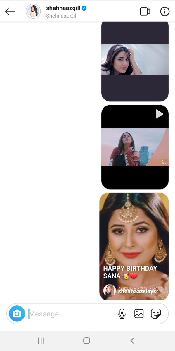 escapewidme's tweet photo. Idk if anybody does this but I always react to her Instagram stories and also message her sometimes with stars and emojis❣
I also tell her my favourite things even though she never asked for it😛
I'M IN LOVE AND IT'S A BAD ONE😂🙈  @ishehnaaz_gill
#WeLoveShehnaaz https://t.co/Ov2INLSLGI