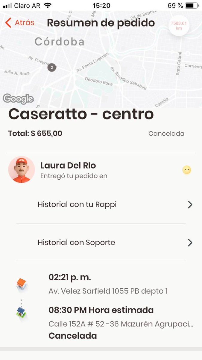 LunaFer9's tweet photo. @RappiArgentina Hoy realice un pedido. Abone con tarjeta de débito (ya cobrado) el pedido NUNCA llegó. Me siento ESTAFADO. Sigo sin respuesta de parte de @RappiArgentina. https://t.co/3l5aDrJVal