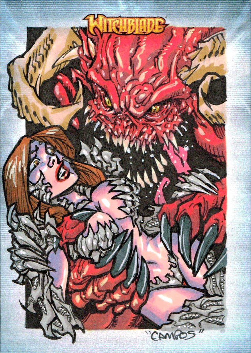 StalkDCampos's tweet photo. Another dive into the archive and we find ourselves in the world of The Witchblade! A few more from the set. https://t.co/EOuf132G7Q