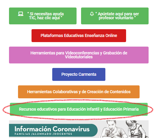 ¡Nuevos contenidos! <a href="/educajccm/">Educación C-LM</a> #CLM recopilación de recursos educativos para educación #Infantil y #Primaria  arpicm.org gracias a la colaboración de <a href="/GemaMariaSanch1/">Gema Maria Sanchez Luján</a> #AprendoenCasaCLM #profesqueayudan #DocentesEnCasa #EsteVirusLoParamosUnidos