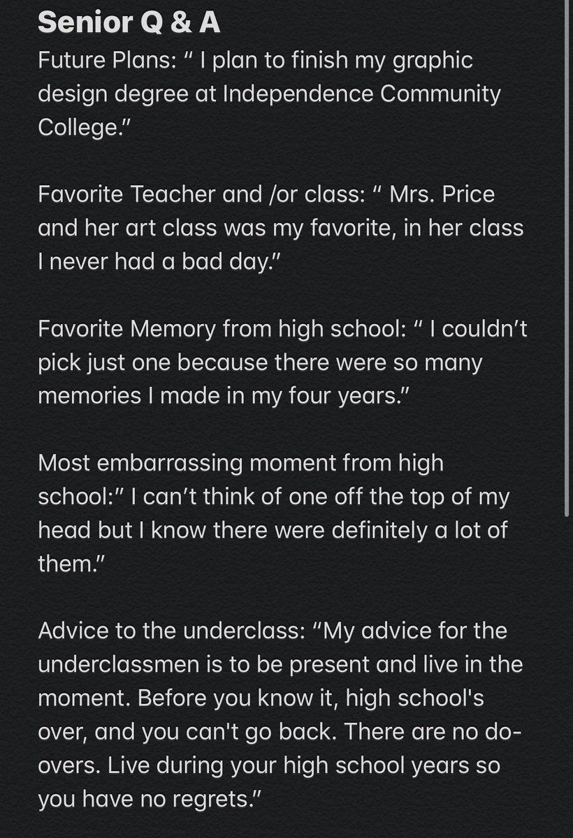 Senior Spotlight #16, Brec Miller!