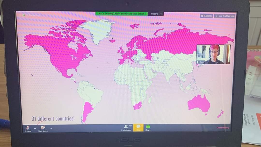 A few of us were lucky enough to get spots on <a href="/ldnrollerderby/">London Roller Derby</a>’s Online Referee School. 

We joined over 480 participants, spread over 31 countries, for the first call and we’re looking forward to the next 9 weeks!

Diolch LRD 💚 #RIOTRIOTRIOT