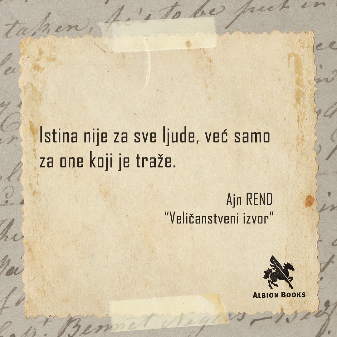AlbionBooks's tweet photo. Detaljnije o delima Ajn REND pročitajte na našem sajtu. 
⬇️ Poručite 🛒 online: https://t.co/Tpf9RLsKdD
ili ☎️-viber: 061 158 33 74 https://t.co/YGKI3LfKCE
