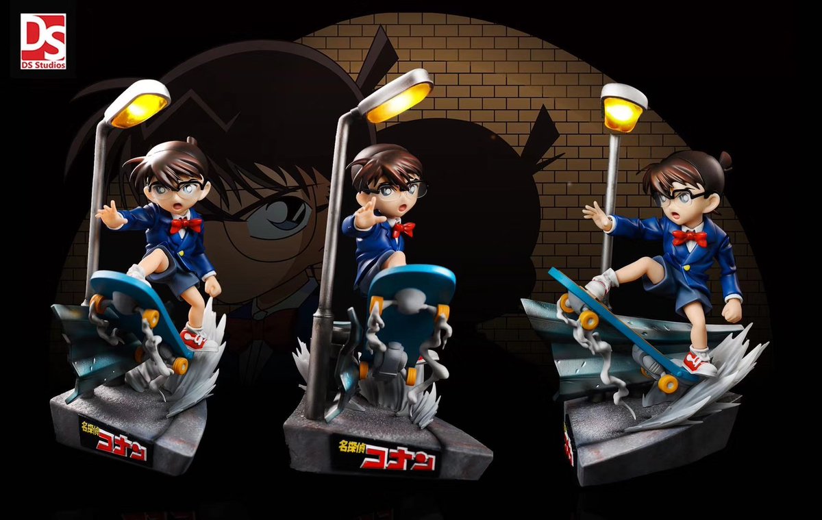 MundoKame's tweet photo. 🔎 ¡Me gusta mucho! 🔍
DS Studio – Skateboard Conan
- 111 € sin contar los gastos de envío ni aduanas!
- Medidas: Altura, ancho, longitud: 25.2 cm, 13.2 cm, 16.7 cm
- Fecha de lanzamiento: Q3 2020
- Nota: Farola con LED
- PO abierto!
#DSStudio #DetectiveConan #DetectiuConan3XL https://t.co/TKBbMZbcJI