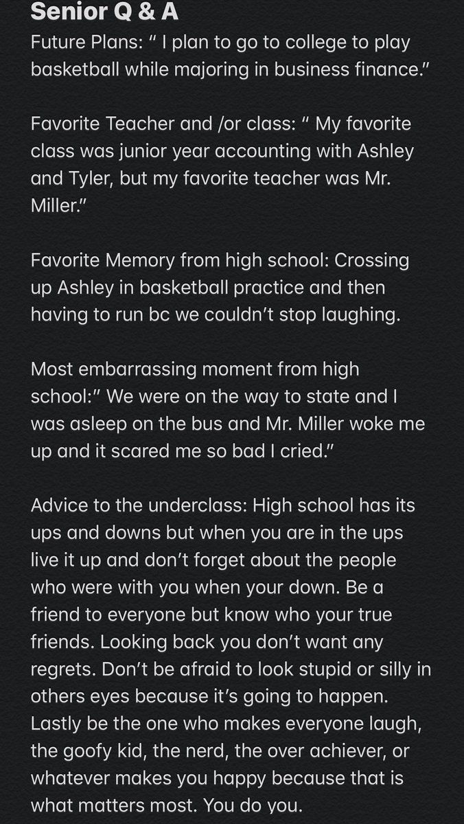 Senior Spotlight #15, Megan McClendon