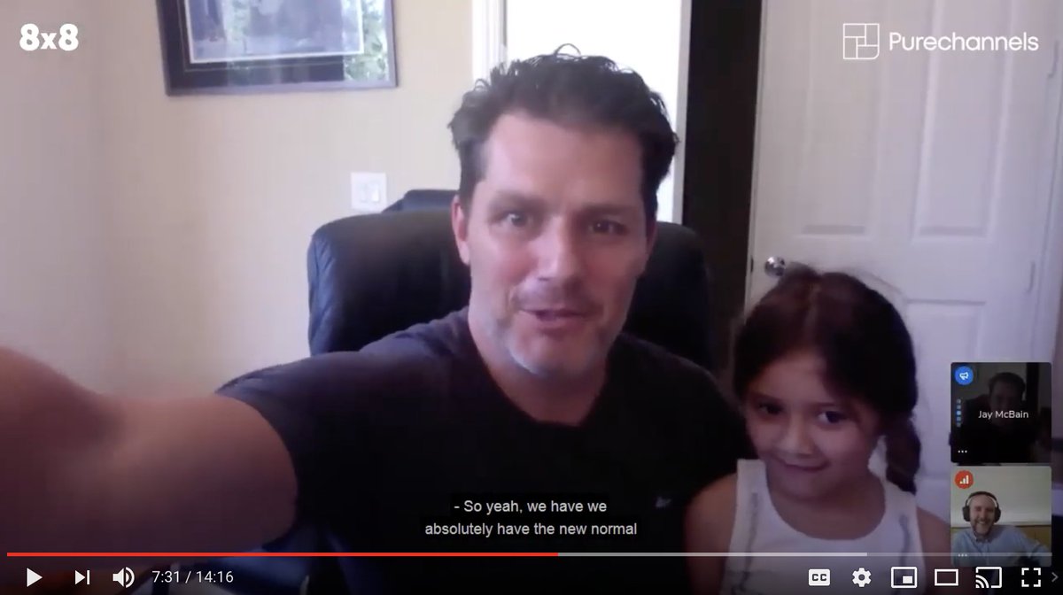 MichelleRagusa's tweet image. I absolutely LOVE this episode of @Purechannels on @8x8 #Video with my hubby @JayMcBain of @Forrester discussing our new #ChannelNormal  As our #DigitalNormal changes &amp;amp; welcomes people into our lives &amp;amp; our homes due to the #CoronaVirus #Quarantine lnkd.in/d-GFRxm