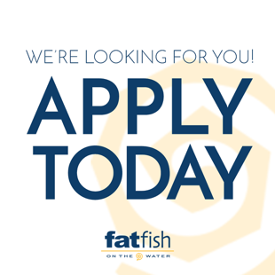 fatfishbistro's tweet photo. Calling all bartenders, servers, and bussers – we’re looking for you! Apply today to become part of the fatfish team: https://t.co/AlDuHrXEed #fatfish2020 https://t.co/6NBvYcJaSP