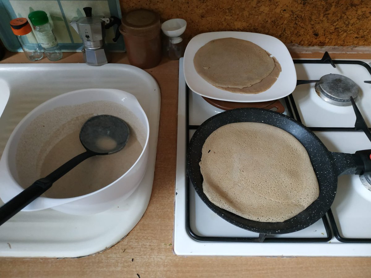 searchingeldor2's tweet photo. Sunday night is crepes night !!
The is a shortage of flour in France so we cooked with buckwheat flour. Yummy yummy! https://t.co/jJ6Ic4iYY9