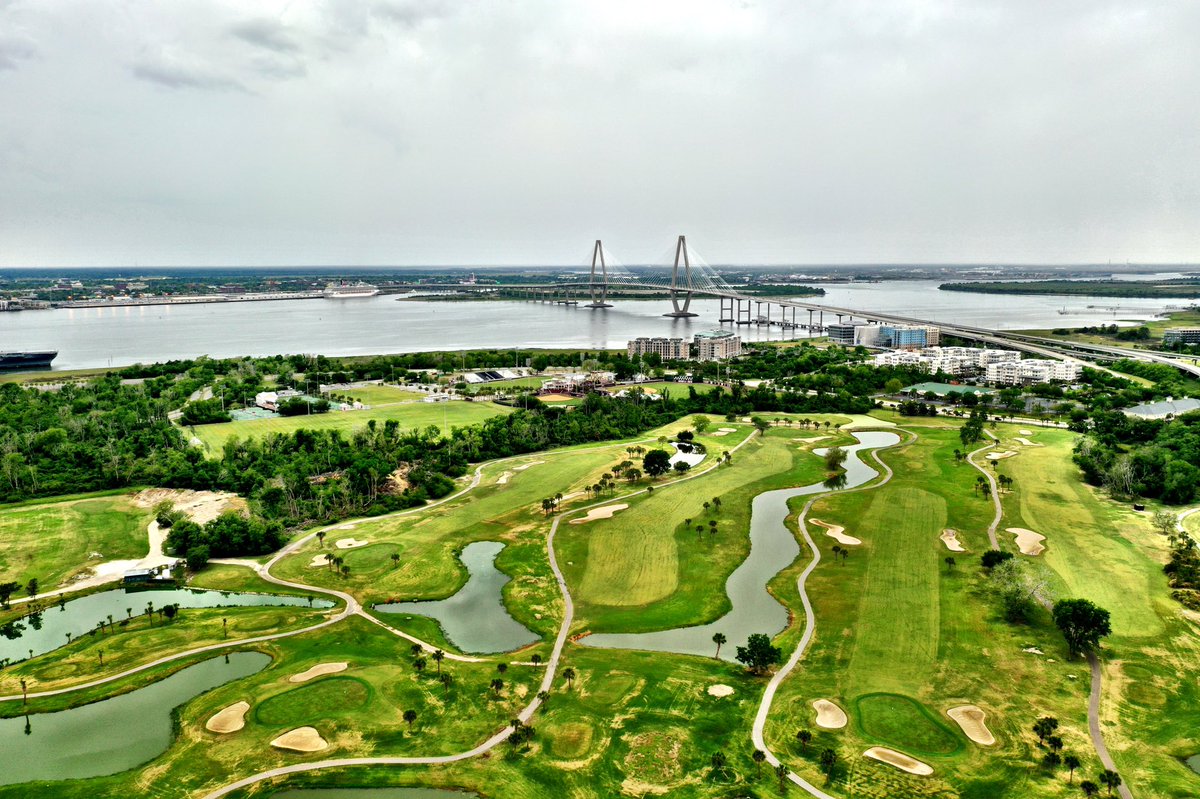 Gamecocknation On Twitter We Are Getting Some Big Storms Right Now Here In Charleston Took These With The Drone Just Before The Lightning Patriots Point Golf Links Overlooking The Harbor And Then