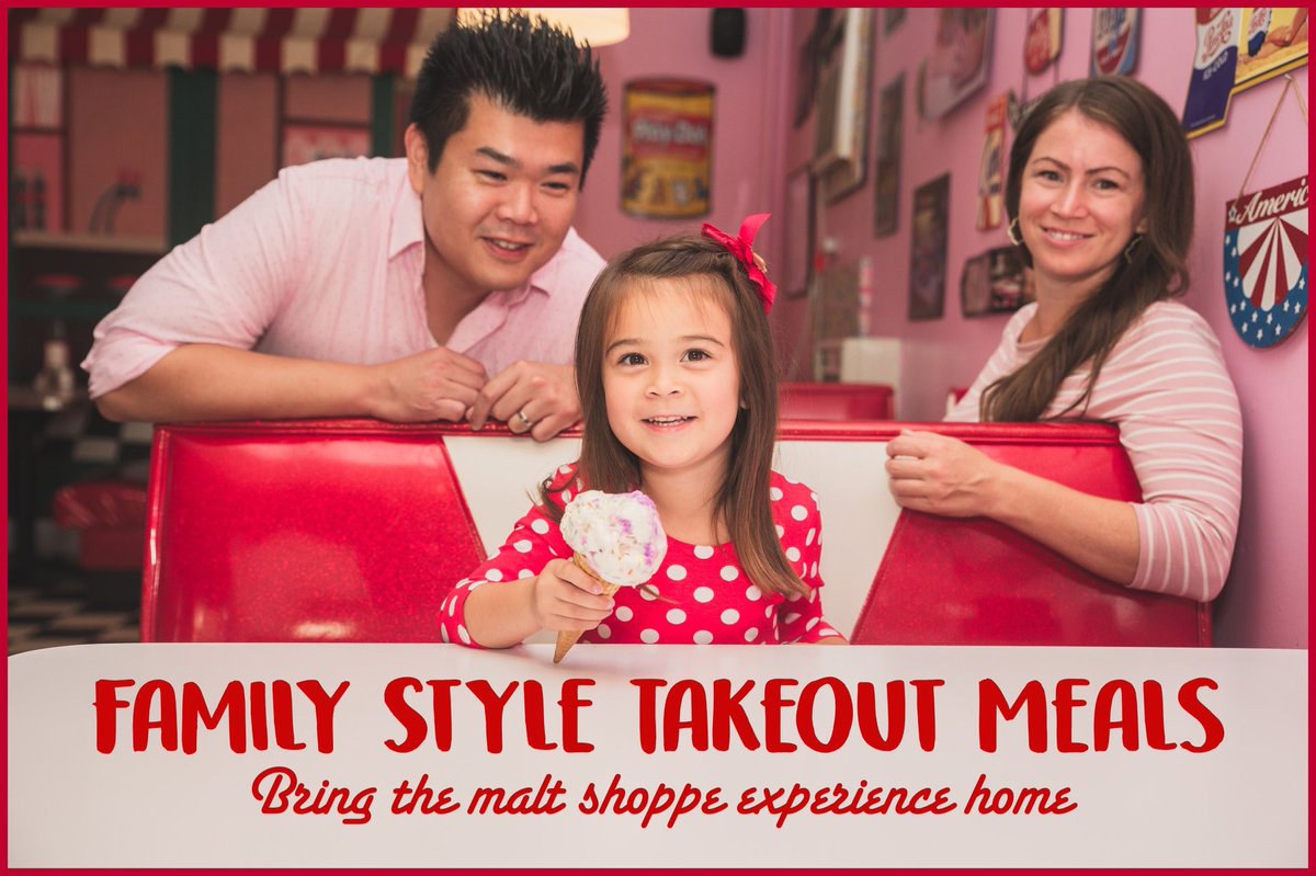 Check out our family meal deal at popsmaltshoppe.com #pops #popsmaltshoppe #kutztown #icecream #maltshop #shopsmall #supportlocal