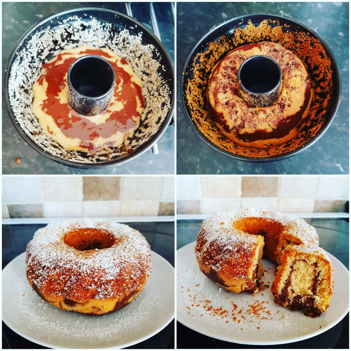 queetko's tweet photo. Mramorova babovka/(Czech) Marble cake. Marbleous!
#sundaybaking #czechbaking๐๐ฉโ #bundtcake https://t.co/4ZBYCCrGwy