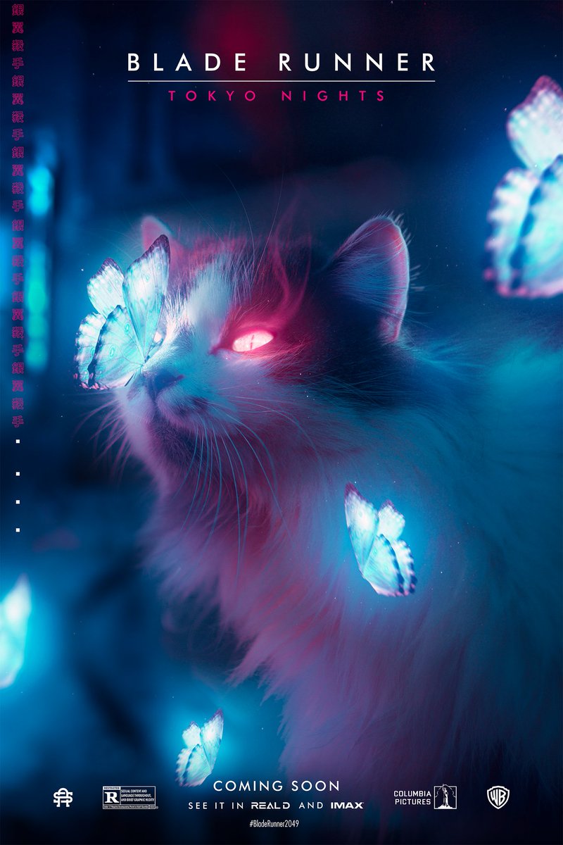 SneakyArts's tweet photo. Tokyo Nights! 🌌🦋
Poster for BladeRunner™

Sharing is appreciated! https://t.co/rKtr83Y4vU