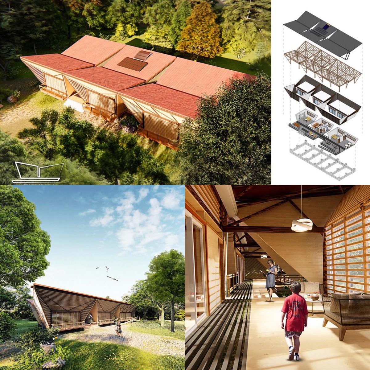 Uni_Indoamerica's tweet photo. Estudiantes de la Carrera de #Arquitectura del Campus #Quito logran el segundo lugar en concurso #SolarDecathlon2020 organizado por el Departamento de Energía de #EEUU 🇺🇸, en la categoría: `Casas Suburbanas’ #ViveLaExcelencia #SomosIndoamérica https://t.co/8w8eXSDhix