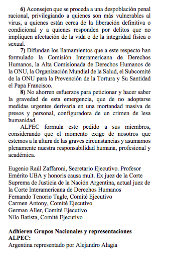 InstitutoINEPPA's tweet photo. Los integrantes del INEPPA como miembros de la Asociación Latinoamericana de Derecho Penal y Criminología, @congresoALPEC #ALPEC ,se suman a la urgente petición para enfrentar los retos que plantea la humanización de los sistemas penales ante la pandemia del COVID-19. https://t.co/idB1PqtQfJ