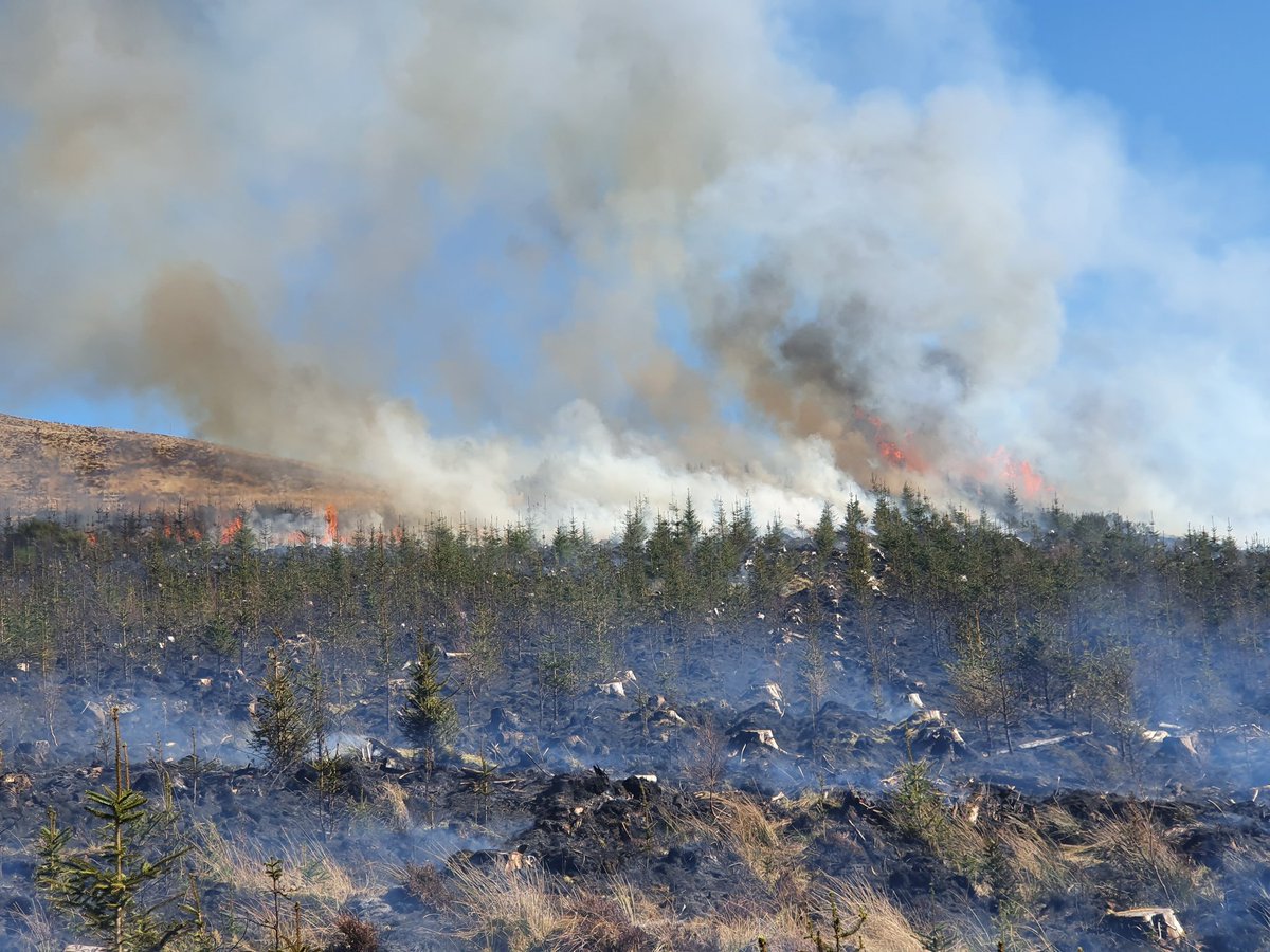 Another day another needless wildfire.
Please people if you could think about the conditions and your surroundings before you light that fire.
Crews all over Scotland have been dealing with wildfires over the weekend, great work from all crews involved. Stay safe
#sfrs #wildfire