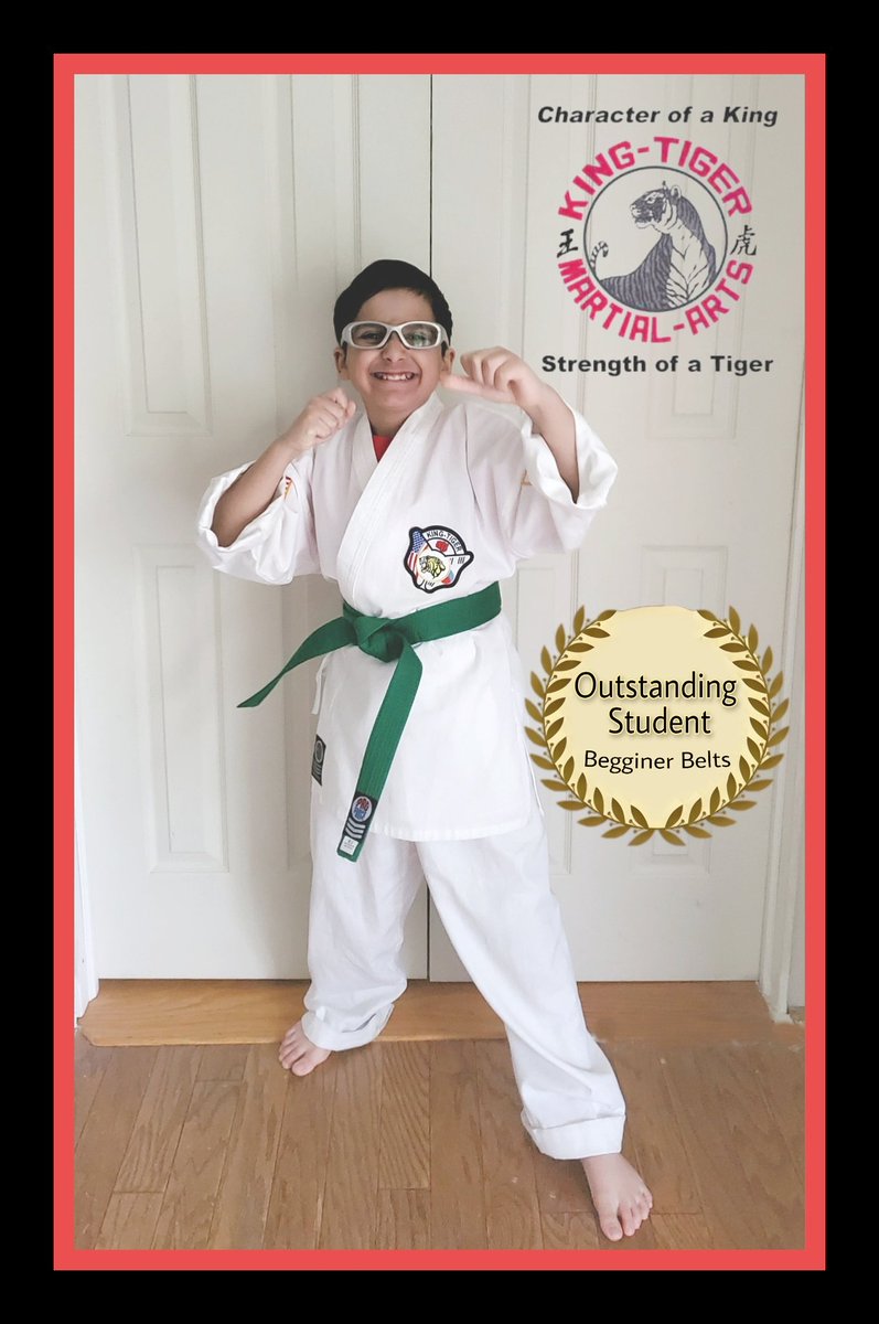 SpectrumAdventr's tweet photo. Mr. B became a Green Belt yesterday! He also was awarded Outstanding Student from the Orange to Green group!
#proudmom #autismblogger #autism #autismmom #autismisasuperpower https://t.co/bXzALy5Zoo