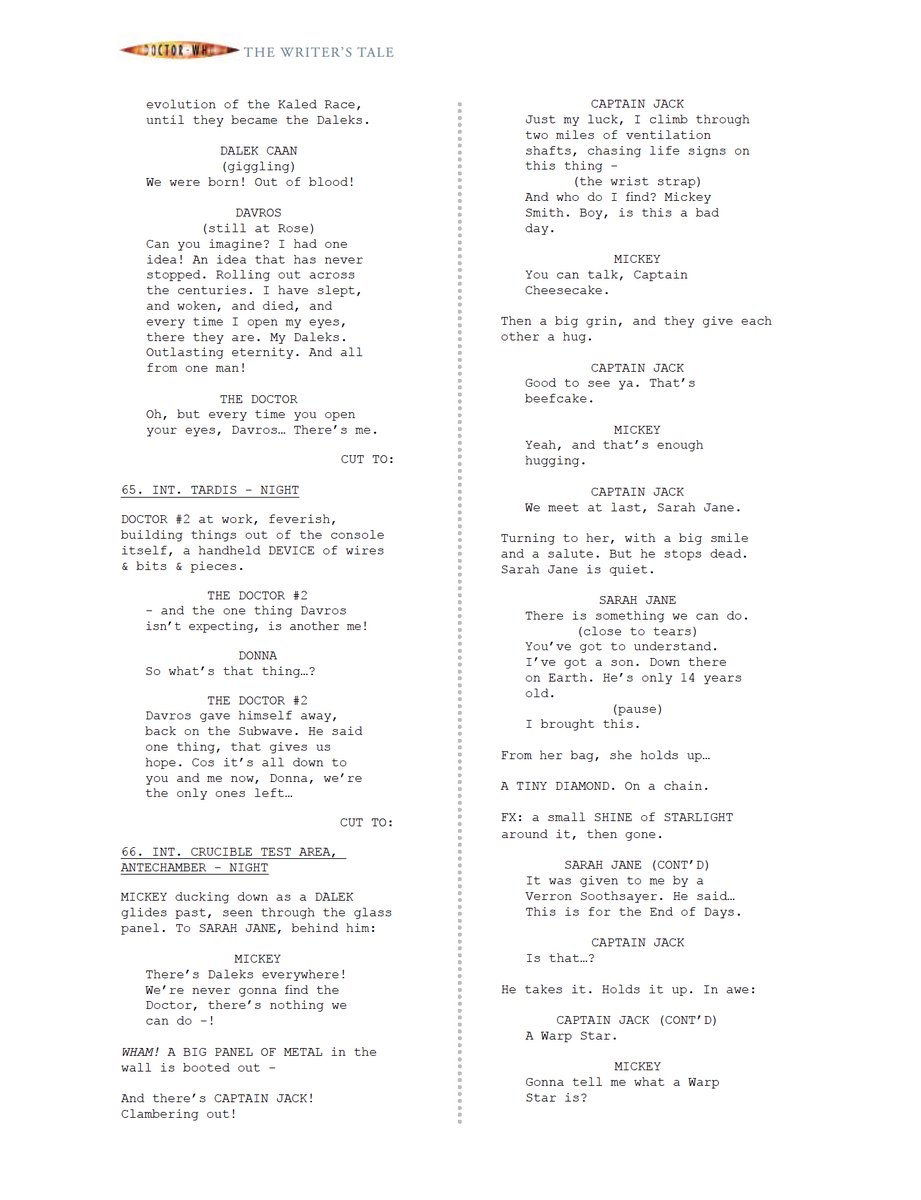 russelldavies63's tweet photo. DELETED SCENES. Jjst couldn't afford them. they got as fa as the readthrough, but... we had to cut. Sob. #SubwaveNetwork https://t.co/38w8qImeWB