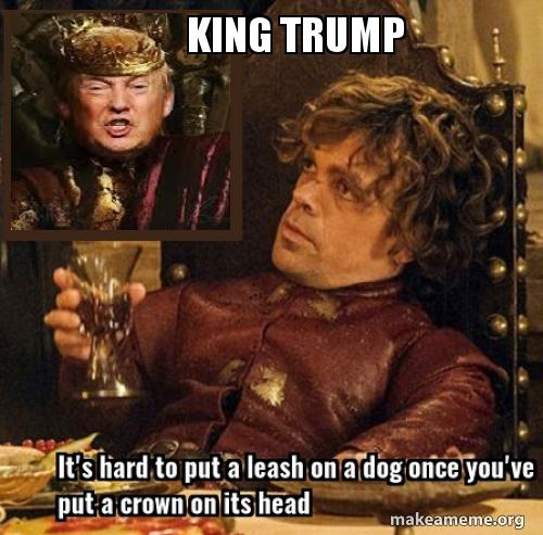 Gyptsea1962's tweet photo. @zaharako 👑👑👑
#KingTrump #kingofventilators  #WhatRexSaid https://t.co/y3kODpHel0
