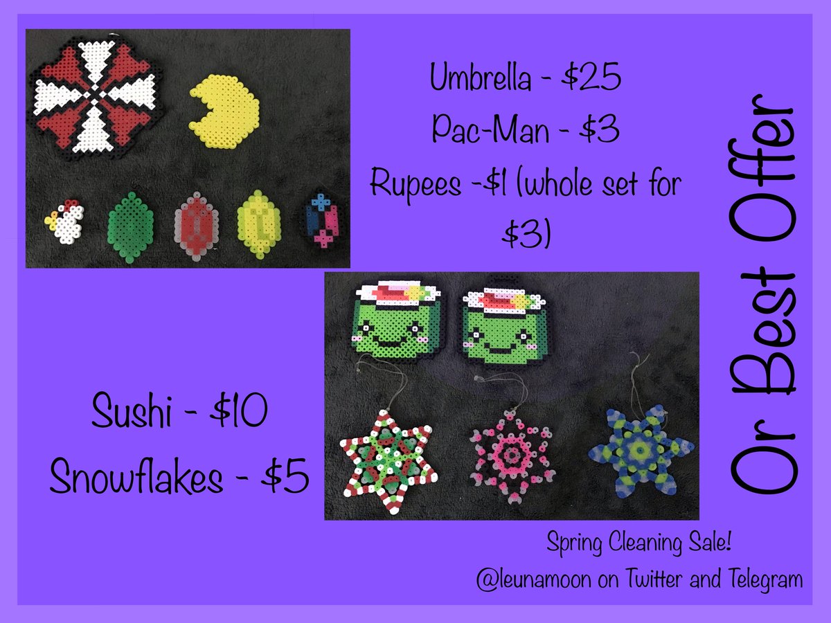 Doing some major spring cleaning and need these items gone ASAP, most are by me, some are things I’m not using or don’t need! Please dm me here or on telegram if you’re interested! More photos in the comments