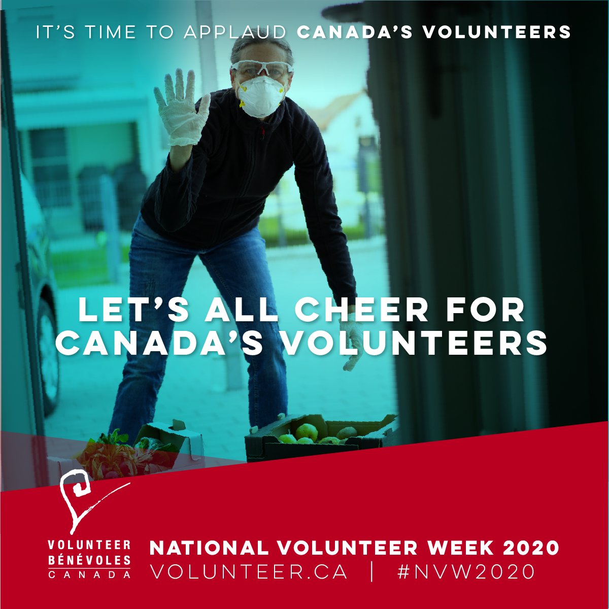 Today marks the beginning of National Volunteer Week 2020! We appreciate all of the hard work that volunteers do, and we need them now more than ever. Thank you to our volunteers, we wouldn't be able to redirect food without you! #CheersToVolunteers #NVW2020