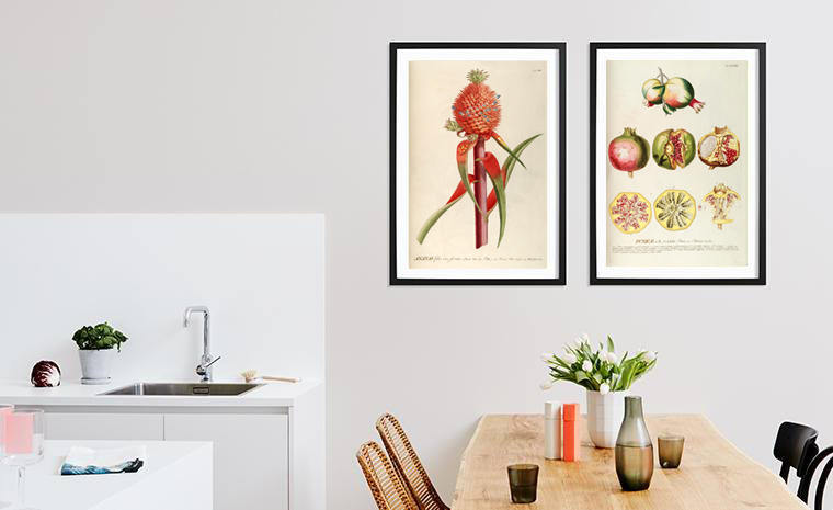 Set of 2 Fruit Print, Kitchen Wall Art Decor, Pineapple and Pomegranate Print, Tropical Fruit Poster etsy.me/2S63eUL #art #print #giclee #kitchendecor #kitchenwallart #kitchenposter #fruitart #tropicalfruit #fruitkitchen