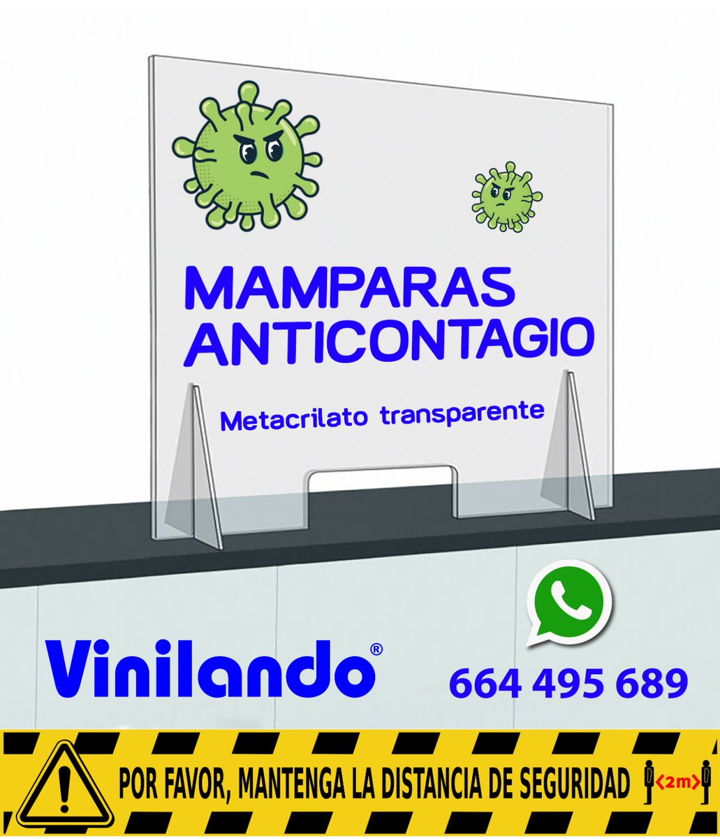 vinilando's tweet image. Mamparas Anticontagio en Metacrilato y Adhesivos control de distancia. Diferentes medidas y posibilidades. Instalación en la zona / envío a toda España. #COVID19 #EsteVirusLoParamosUnidos