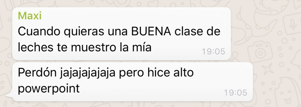 El Maxi me quiso ofrecer una clase de lactancia pero termino sonando medio violin