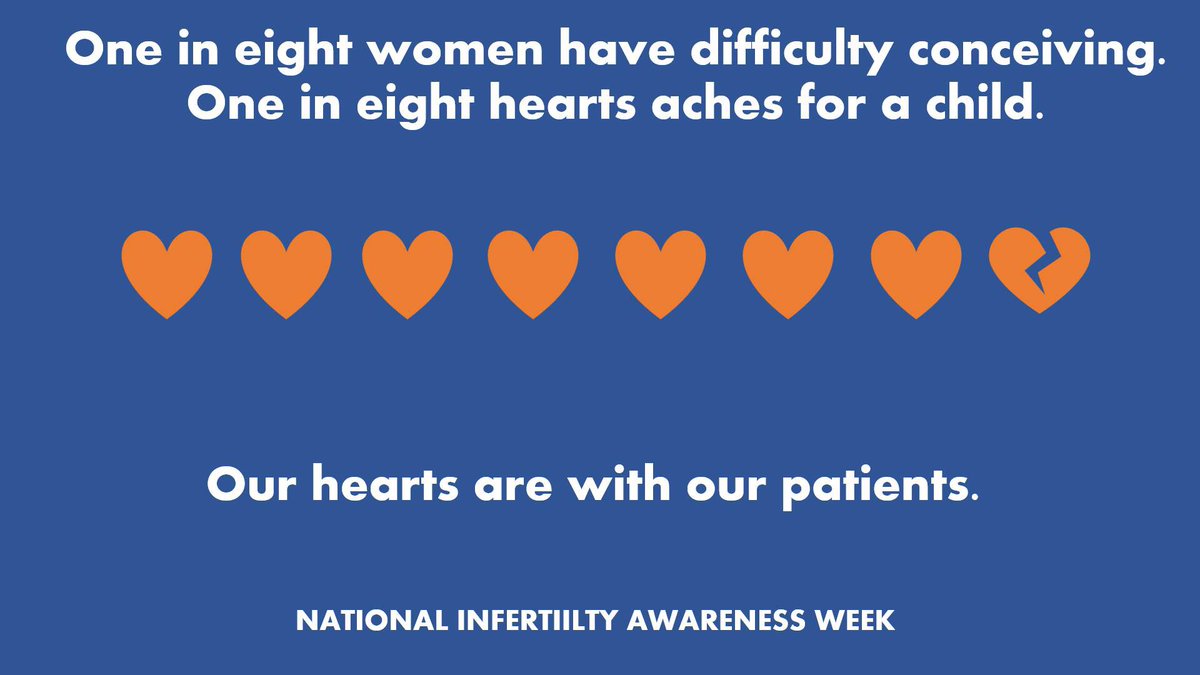 #Infertility is more common than many realize, and the emotional burden can seem overwhelming. It has been especially heart breaking to have to delay #fertilitytreatment and our patients’ family building plans due to the #coronavirus . We are here to support you!