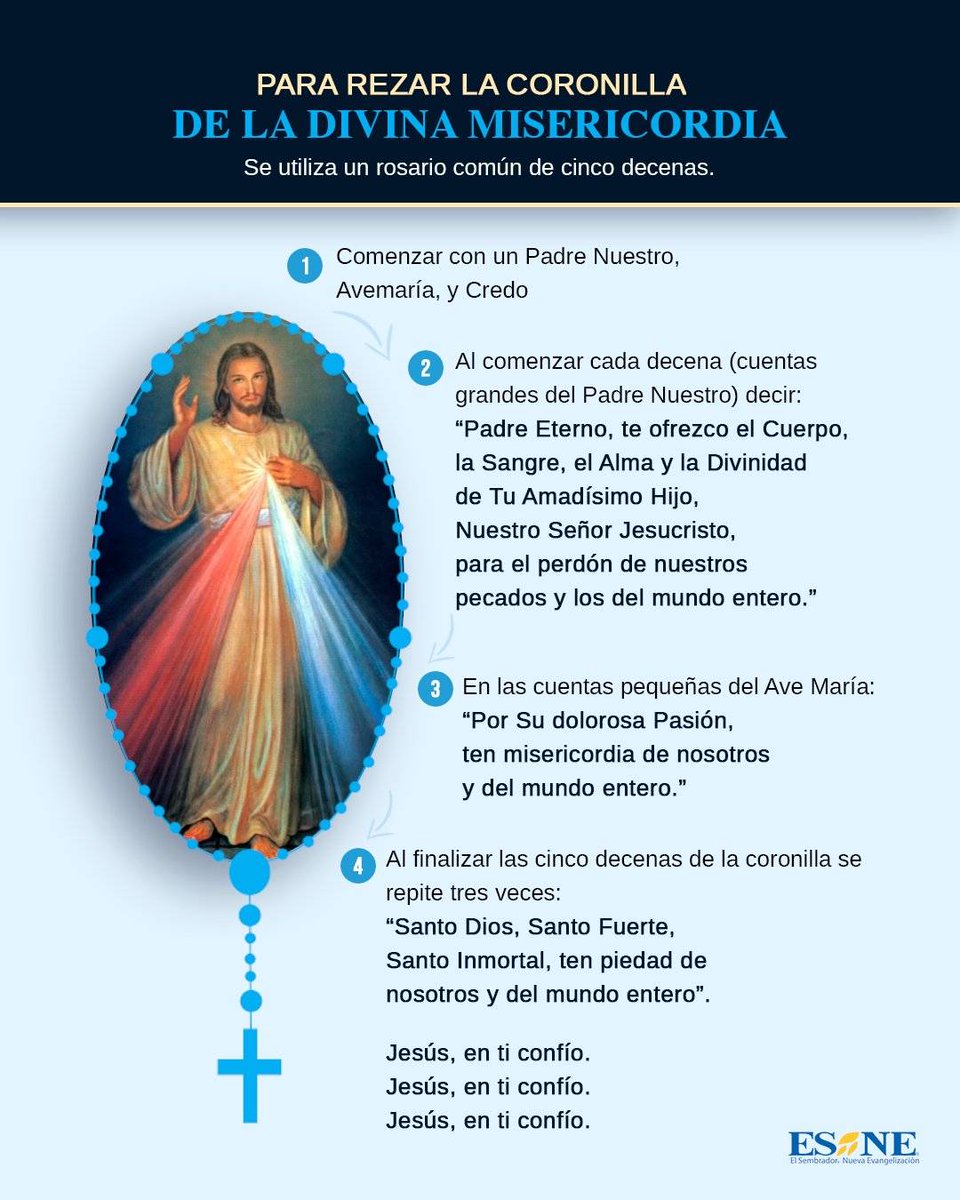 Twitter 上的 Lupita Venegas："¿Cómo se reza la Coronilla de la Divina Misericordia? 👉 https://t.co/5GdHQlQL8s" / Twitter