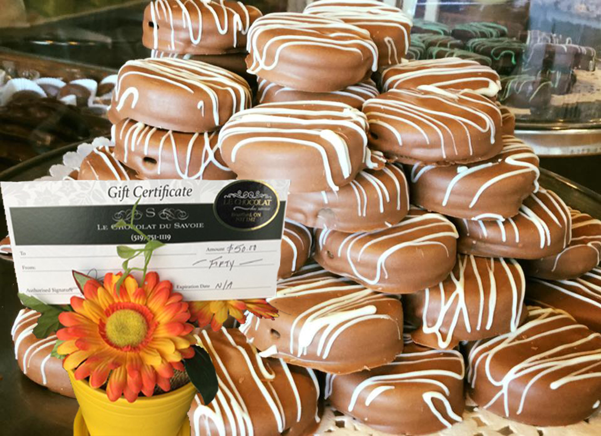 Contest Time! Join us on our email newsletter to get the <a href="/BScenePaper/">B Scene</a> online and you could win a $50 GC to Le Chocolat du Savoie! Enter before Tues April 21st by midnight! bscene.ca/subscribe/