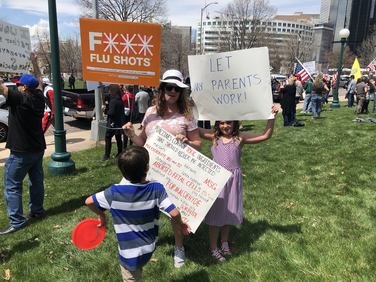 Crowds still here at the capitol. Lots of honking. Wide array of signs.