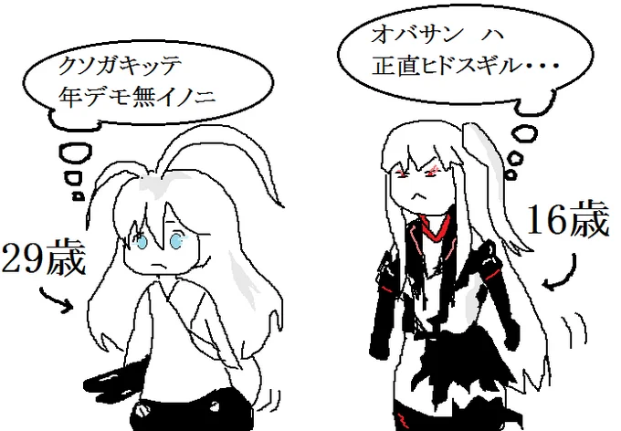 #艦これ #人は見かけによらない #深海
人(?)は見かけによらないという典型 