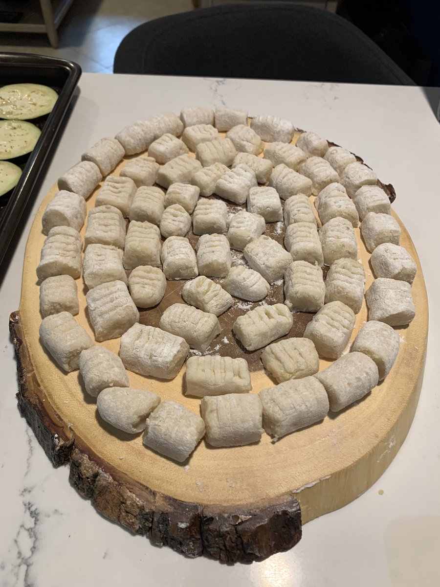 RayDenaro's tweet photo. #QuarantineSunday at the Denaro household calls for some homemade gnocchi with sausage and portobello mushroom #QuarantineLife #StayHome #StayInWithUs https://t.co/lPjvyzwAtM